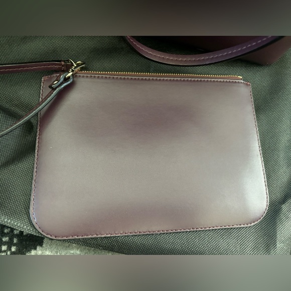 Kate Spade Leather Tote & Wristlet Set - Burgundy/wine - Picture 8 of 9